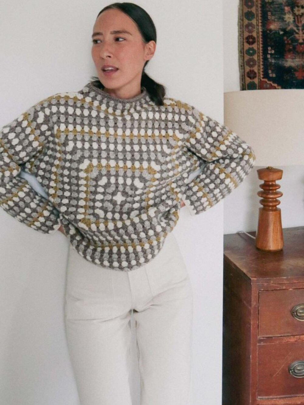 Marvin Ruby Nonna Sweater Size XS/S